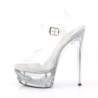 Pleaser ECLIPSE-608DM Transparent Sale Women