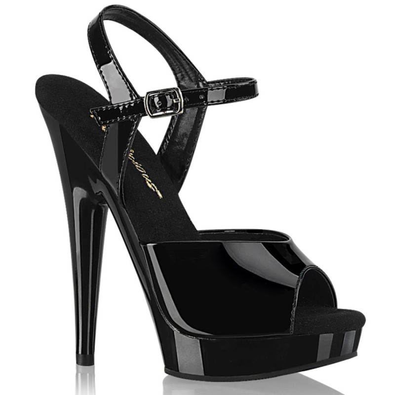 Fabulicious SULTRY-609 Black Patent Sale Women Fabulicious SULTRY-609 Black Patent Sale Women