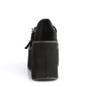 Demonia KERA-10 Black Velvet Maryjane Platform Boots