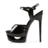 Pleaser ECLIPSE-609 Black Patent Sale Women