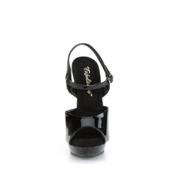 Fabulicious SULTRY-609 Black Patent Sale Women