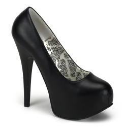 Bordello TEEZE-06 Vegan Platform Burlesque Pumps