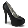 Bordello TEEZE-06 Vegan Platform Burlesque Pumps
