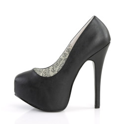 Bordello TEEZE-06 Vegan Platform Burlesque Pumps