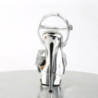 Pleaser ECLIPSE-619G Silver Stiletto High Heels Sandals