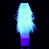 Pleaser ADORE-1017MFF Transparent White Feathers
