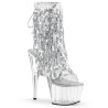 Pleaser ADORE-1017SQF Transparent Silver Hologram Sale