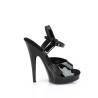 Fabulicious SULTRY-609 Black Patent Sale Women