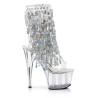 Pleaser ADORE-1017SQF Transparent Silver Hologram Sale