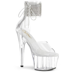 Pleaser ADORE-724RS Ankle Cuff Clear Women High Heels