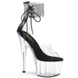 Pleaser ADORE-724RS Ankle Cuff Black Women High Heels