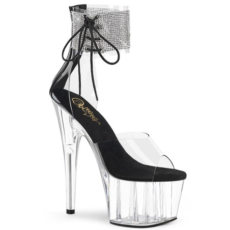 Pleaser ADORE-724RS Ankle Cuff Black Women High Heels