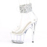 Pleaser ADORE-724RS-02 Platform Ankle Cuff High Heels
