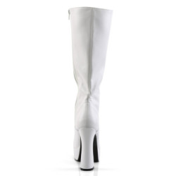 Pleaser ELECTRA-2020 White Vegan Leather Sale Women