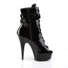 Pleaser DELIGHT-1033 Black Patent Sale Women