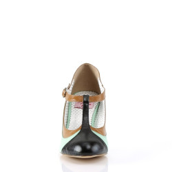 Pin Up Couture PEACH-03 Mint Vegan Leather Sale Women