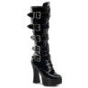Pleaser ELECTRA-2042 knee high boots heels