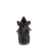 Demonia DEMON-11 Satin Lace Chunky Platform Pumps