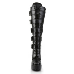 Pleaser ELECTRA-2042 Vegan Chunky 70s Abba Boots