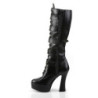 Pleaser ELECTRA-2042 Vegan Chunky 70s Abba Boots