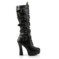 Pleaser ELECTRA-2042 Vegan Chunky 70s Abba Boots