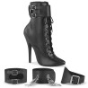 Devious DOMINA-1023 Black Vegan Leather Sale Women
