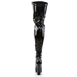Pleaser ELECTRA-3000Z Patent Platform Thigh High Boots