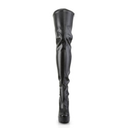 Pleaser ELECTRA-3000Z Vegan Platform Thigh High Boots