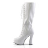 Pleaser ELECTRA-2020 White Vegan Leather Sale Women