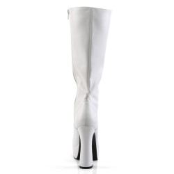 Pleaser ELECTRA-2020 White Vegan Leather Sale Women