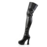 Pleaser ELECTRA-3000Z Vegan Platform Thigh High Boots