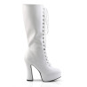 Pleaser ELECTRA-2020 White Vegan Leather Sale Women