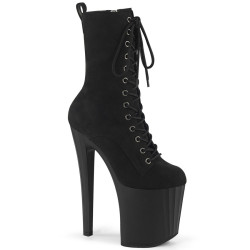 Pleaser ENCHANT-1040 Black Vegan Suede Sale Women