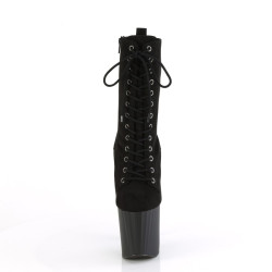 Pleaser ENCHANT-1040 Black Vegan Suede Sale Women