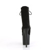Pleaser ENCHANT-1040 Black Vegan Suede Sale Women