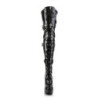 Pleaser ELECTRA-3028 Patent Platform Thigh High Boots