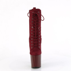 Pleaser ENCHANT-1040 Burgundy Vegan Suede Sale Women