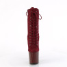Pleaser ENCHANT-1040 Burgundy Vegan Suede Sale Women