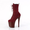Pleaser ENCHANT-1040 Burgundy Vegan Suede Sale Women