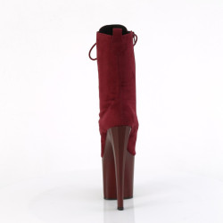 Pleaser ENCHANT-1040 Burgundy Vegan Suede Sale Women