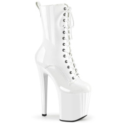 Pleaser ENCHANT-1040 White Patent Sale Women