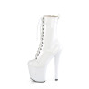 Pleaser ENCHANT-1040 White Patent Sale Women