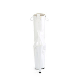 Pleaser ENCHANT-1040 White Patent Sale Women
