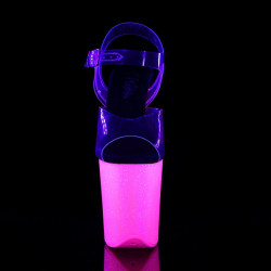 Pleaser FLAMINGO-808UVG Neon Pink Exotic Pole High Heels