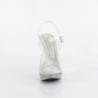Fabulicious ELEGANT-408 Clear Strass Heeled Sandals