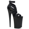 Pleaser INFINITY-969 Black Vegan Leather Blackr Sale