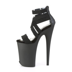 Pleaser INFINITY-969 Black Vegan Leather Blackr Sale
