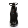 Devious SCREAM-12 Black Spike Steel Heels Stiletto Pumps
