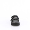 Demonia EMILY-07 Black Vegan Platform Women Mules