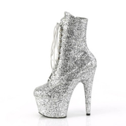 Pleaser ADORE-1020GWR Silver Glitter Sale Women